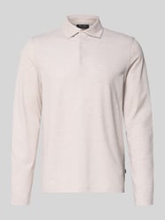 Regular Fit Poloshirt mit Knopfleiste von MAERZ Muenchen Beige - 45