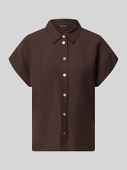 Blouse met linnen en overhemdkraag model 'Falvia' van OPUS - 43