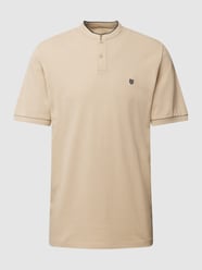 Koszulka polo ze stójką model ‘BLASAINZ’ od Jack & Jones Premium Beżowy - 45