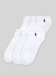 Sneaker-Socken aus Baumwoll-Mix im 6er-Pack von Polo Ralph Lauren Underwear - 1