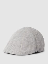 Schiebermütze mit feinem Muster Modell 'Schieber' von Müller Headwear Grau - 5