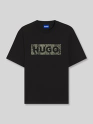 Regular Fit T-Shirt aus reiner Baumwolle Modell 'NERPIENT' von HUGO Blue - 44