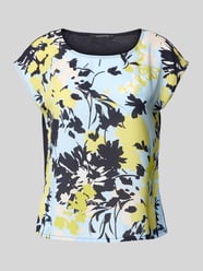 T-Shirt aus Viskose-Mix mit Rundhalsausschnitt von comma - 7