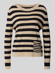 Strickpullover mit Kaschmir-Anteil von Marc Cain Beige - 45