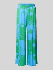 Straight Leg Stoffhose mit elastischem Bund von Milano Italy - 12