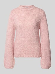 Regular Fit Pullover in Strick-Optik von More & More Pink - 1