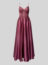 Abendkleid mit Ziersteinbesatz von LUXUAR FASHION - 12