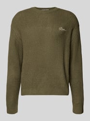 Sweter z dzianiny z okrągłym dekoltem od REVIEW - 24