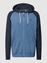 Sweatjacke im Colour-Blocking-Design Modell 'EMROID' von Rip Curl Blau - 3