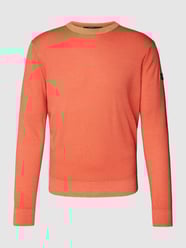 Strickpullover aus Schurwolle mit Rundhalsausschnitt von Paul & Shark Orange - 4