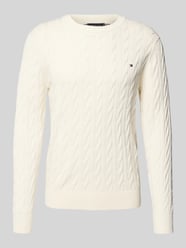 Regular fit gebreide pullover van zuiver katoen van Tommy Hilfiger - 36
