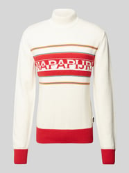 Gebreide pullover met turtleneck, model 'SARDONA' van Napapijri - 34