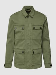 Overshirt met klepzakken, model 'Dam Field Jacket' van MOS MOSH Groen - 14