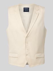 Slim Fit Weste mit Lyocell- und Leinen-Anteil von MCNEAL Beige - 37