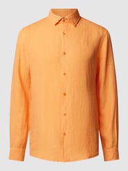 Freizeithemd mit Label-Stitching von MCNEAL Orange - 38