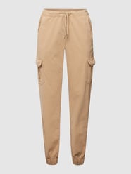 High Waist Cargohose mit Tunnelzug von URBAN CLASSICS Beige - 15