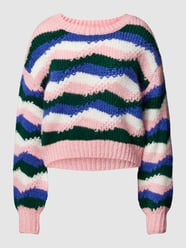 Sweter z dzianiny z fakturowanym wzorem od edc By Esprit - 35