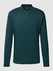 Poloshirt met lange mouw van Christian Berg Men Groen - 38