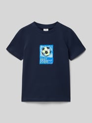 męski t-shirt o kroju regular fit z czystej bawełny od s.Oliver RED LABEL - 7