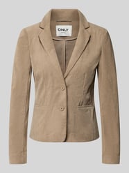 Regular Fit Longline Blazer mit Cordstruktur von ONLY Beige - 46
