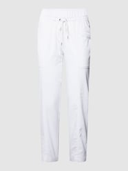 Joggingbroek in denimlook, model 'SUE' van Toni Dress Wit - 3