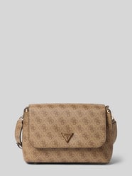 Handtasche mit Schulterriemen Modell 'MERIDIAN' von Guess Beige - 3