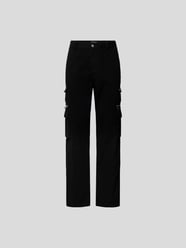 Cargohose aus reiner Baumwolle von HAN Kjobenhavn Grau / Schwarz - 3