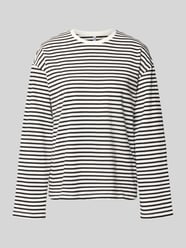 Koszulka z długim rękawem z mieszanki bawełny o kroju regular fit model 'ADIE' od PIECES - 43
