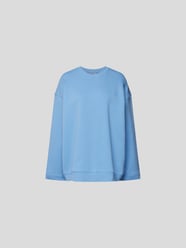 Oversized Sweatshirt mit Label-Stitching von BAUM & PFERDGARTEN Blau - 44