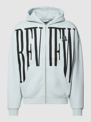 Sweatjacke mit Kapuze von REVIEW Blau / Türkis - 40
