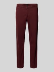 Regular Fit Chino aus Baumwoll-Elasthan-Mix von BOSS Orange Bordeaux - 44