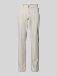 Spodnie o kroju regular fit z fakturowanym wzorem model 'Cadiz' od Brax - 40