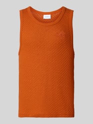 Regular Fit Tanktop mit Logo-Stitching Modell 'Bruce' von Les Deux Orange - 45