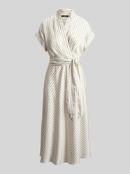 Taliowana sukienka koszulowa z wiązanym paskiem od Lauren Ralph Lauren - 44