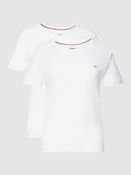 T-Shirt aus Baumwolle im 2er-Pack von Tommy Jeans Weiß - 15