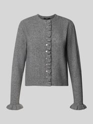 Regular Fit Strickjacke aus elastischem Baumwoll-Mix von zero - 2