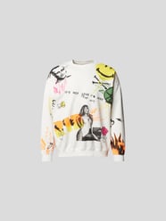 Sweatshirt mit Motiv-Print von R13 Weiß - 24