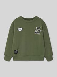 Regular Fit Sweatshirt mit Motiv-Patches von Mango - 5