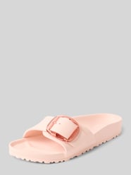 Slippers met reliëflogo, model 'Eva' van Birkenstock Fuchsia - 21