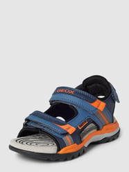 Sandalen mit Label-Details Modell 'BOREALIS' von Geox Blau - 35