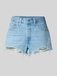 Mom Fit Jeansshorts im 5-Pocket-Design Modell '501' von Levi's® - 3