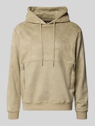 Bluza z kapturem o kroju regular fit z kieszeniami zapinanymi na zamek błyskawiczny od Antony Morato - 12