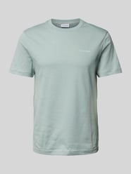 T-Shirt mit Label-Print Modell 'ENLARGED' von CK Calvin Klein Grün - 25