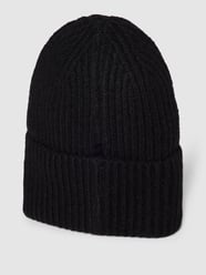 Beanie in Ripp-Optik von Mango Grau / Schwarz - 23