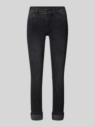 Jeansy o kroju slim fit i dł. 7/8 model ‘Skinny’ od Liu Jo White - 35