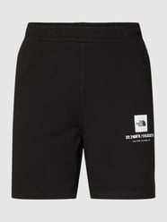 Shorts mit Label-Print Modell 'COORDINATES' von The North Face Grau / Schwarz - 24