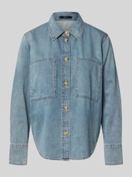 Bluzka jeansowa z materiału stylizowanego na denim model 'Zutie' od someday. - 3