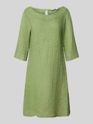 Leinenkleid mit Rundhalsausschnitt Modell 'Le44tizia' von ZABAIONE - 34