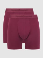 Trunks mit Stretch-Anteil im 2er-Pack Modell 'Long Life'  von Bruno Banani Rot - 31