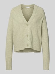 Kurtka z dzianiny z dekoltem w serek model ‘Dassi’ od OPUS - 18